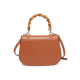 Allison Bamboo Top Handle Crossbody Tan