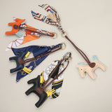 Vegan Leather Horse Tassel Scarf Keychain Bag Charm