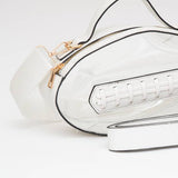 Game Day Football Style Clear Bag White
