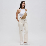 Aim High Woven Neoprene Belt Bag Fanny Pack Sling Bag Nude