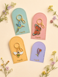 Honey Bee Keychain & Bag Charm – Nature & Garden Gift
