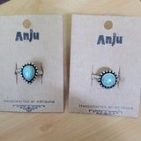 Kashi Small Stone Ring Amazonite