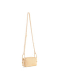 Gina Crossbody Bag | Ivory | Woven & Faux Leather Trim