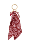 Oklahoma Sooners Logo Bandana Bag Charm Keychain