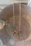 Bandera Bow Necklace | Beaded Western Statement Necklace