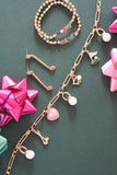 Driving Range Golf Charm Necklace – Gold Plated