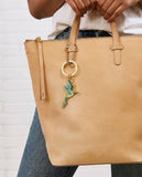 Hummingbird Keychain & Bag Charm – Hard Enamel Nature Gift