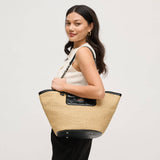 Landon Tote – Natural Black