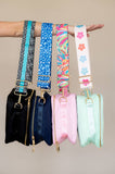 Multicolor Daisy  Adjustable Crossbody Bag Purse Guitar Strap