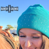 Turquoise Shine Bright Beanie