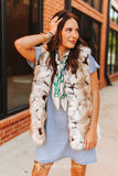 Cream & Jade Horse Aztec Double-Sided Wild Rag