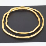 Gold Double Scaled Statement Necklace