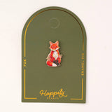 Red Fox Hard Enamel Pin
