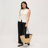 Landon Tote – Natural Black