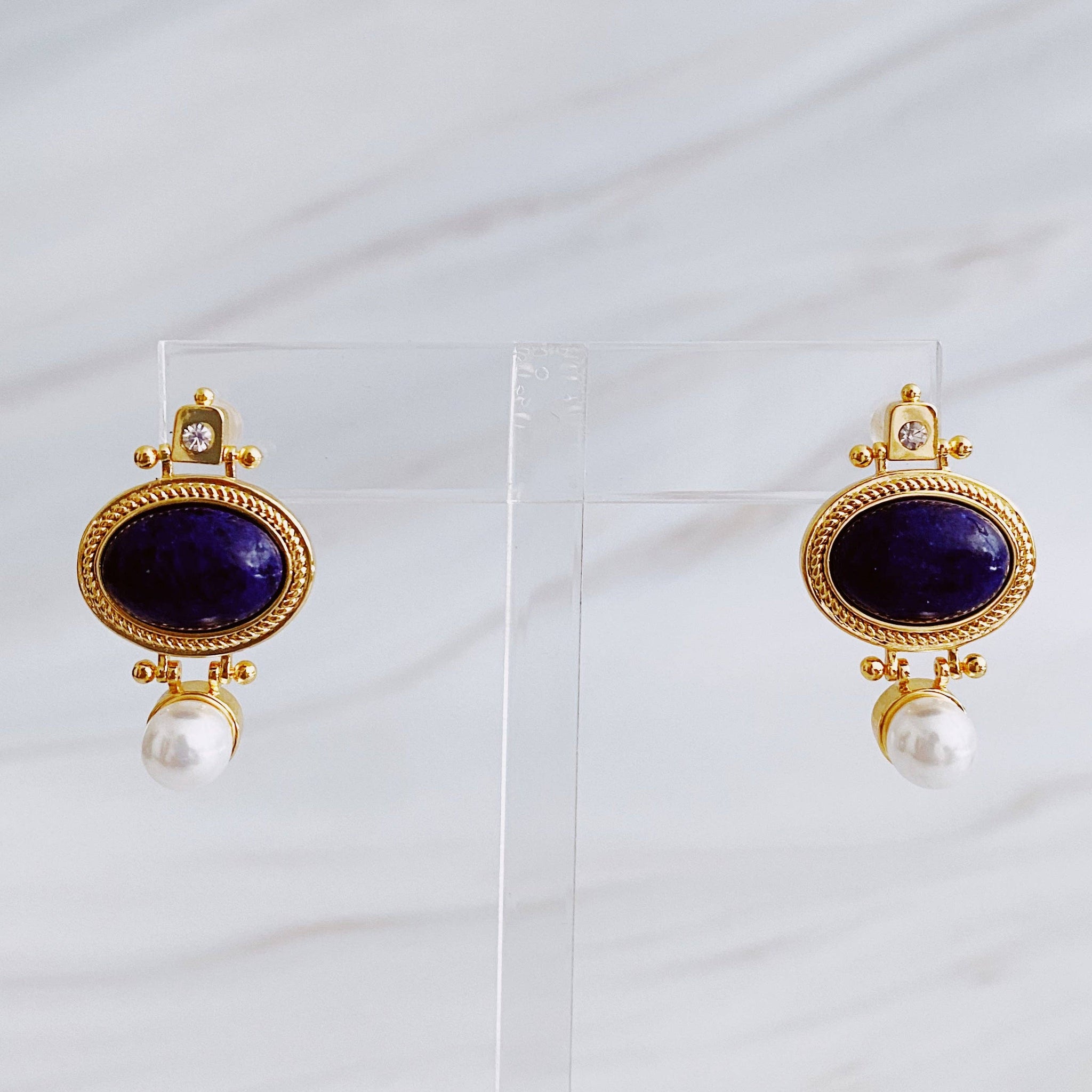 Noble Beauty Designer Stud Earrings | 18k Gold Plated