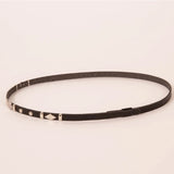 Rawlins Black Leather Studded Hat Band