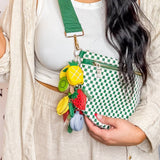 Cutie Fruit Bag Charm Orange