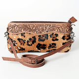 American Darling Becca Croco Leather Crossbody Bag – Hand-Tooled Western