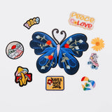 Hip Chic Iron-On Patch Bundle | 9 Piece Boho & Hippie Theme