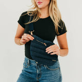 Jolie Puffer Crossbody Bum Bag Dark Denim