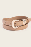 Thin Genuine Leather Belt