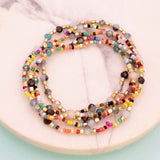 Candy Bowl Multicolor Beaded Stretch Bracelet Set