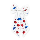 Oh My Stars Sequin & Rhinestone Patriotic Hair Bow