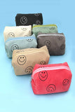 Smiley Makeup Cosmetic Pouch Bag Black
