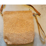 Paisley Print Vertical Cork Crossbody Bag – Wristlet & Crossbody Strap