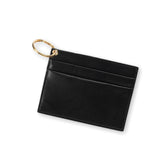 Black Wallet Keychain ID Card Holder