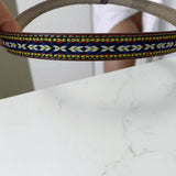 Colorful Jacquard Western Hat Band