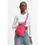 Sid Nylon Sling Backpack Rose Pink