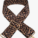 Leopard Print Adjustable Crossbody Bag Purse Guitar Strap