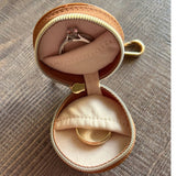 Jewelry Holder Keychain Purse Charm Brown