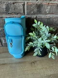 40 oz Tumbler Crossbody Carrier Light Blue