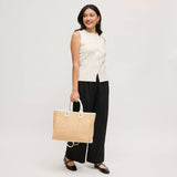 Jaxon Tote – Natural White