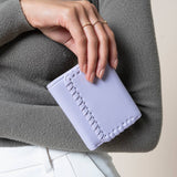 Logan Whipstitch Trifold Wallet Prussian Blue