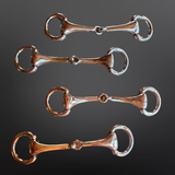 Snaffle Bit Scarf Slide & Craft Buckle | Gold | Sold as a Pair