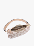 Asia Floral Shoulder Bag Taupe