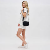 Inspiration Woven Neoprene Crossbody Bag | Black