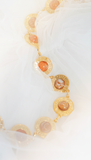 Rose Quartz Gold Chain Belt | Crystal Healing Inspired | Gold