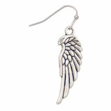 Warrior Angel Silver Wings Earrings