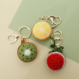Crochet Fruit Keychain – Orange