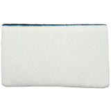 Iris Blue Geometric Crystal Beaded Clutch