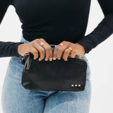 Cece Card Holder Clutch Wristlet Bag Black