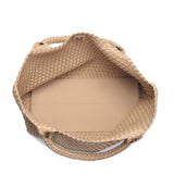 Sky's The Limit Large Woven Neoprene Tote with Pouch Dark Denim