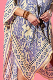 Lavender Loom Viscose Kimono | Retro Floral Boho Layer