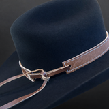 Western Cowhide Bow Hat Band | Hair-On Cowhide | Adjustable