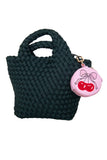 Cherry Bows Coin Purse & Bag Charm Keychain