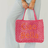 Sandbar Carryall Summer Tote – Fuchsia (Ciao Bella)